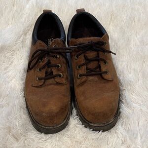 Men's Brown Skechers Leather Shoes